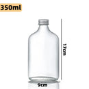 GobekUsa Clear Glass Beverage Bottles: Reusable for Juicing, Smoothies, Kombucha, Tea, Milk, and Wine