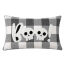 GobekUsa Halloween Ghost Embroidery Pillow for Cozy Living Room Sofa Rest
