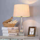 GobekUsa Crystal Table Lamp with Remote Control, LED Light for Living Room, Bedroom & Bedside