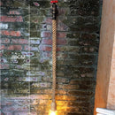 GobekUsa Industrial Loft Hemp Rope Wall Lamp for Kitchen Living Room Bar Lighting