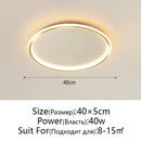GobekUsa Dimmable LED Ceiling Light for Modern Nordic Home Living Room Lighting
