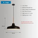 GobekUsa Iron Industrial Chandeliers, Nordic Pendant Light for Home, Retro Loft Hanging Lamps