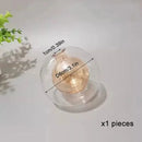 GobekUsa 1/4/8pcs Pack 1cm Opening G4 Glass Shade Replacement Globes for Chandelier