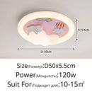 GobekUsa Kids Ceiling Light: Minimalist Pink Blue Lamp for Bedroom or Living Room