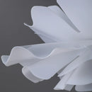 GobekUsa Love Me Not Chandelier: Simple White Flower Lamp for Bedroom or Kitchen
