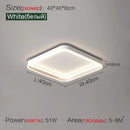 GobekUsa Bedroom Lamp Ceiling Lights Modern Minimalist Master Bedroom Warm LED Lighting