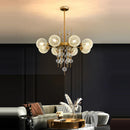 GobekUsa Gold Chrome Bubble Ceiling Chandelier: 2025 Trend Hanging Lamps for Living Room