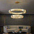 GobekUsa Crystal Ceiling Pendant Chandelier for Luxe Room Decor