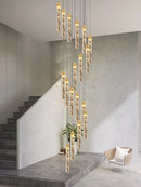 GobekUsa High-ceiling Room Pendant Lights Adjustable Luxury Fixture