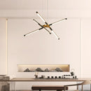 GobekUsa Dimmable LED Ceiling Chandelier, Modern Interior Lighting for Dining Room, Bedroom, Living Room