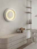 GobekUsa Cream Breeze Moon Ceiling Lamp: Simple, Warm Lighting for Master Bedroom & Study