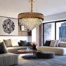 GobekUsa High-end Luxury Crystal Ceiling Chandelier for Kitchen Dining Living Room