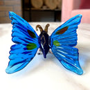 GobekUsa Crystal Butterfly Figurine Glass Paperweight Sculpture Christmas Decor Gift