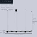 GobekUsa Dimmable LED Ceiling Chandelier for Living Room & Kitchen - Modern Hanging Light Fixture