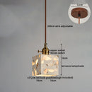 GobekUsa LED Terrazzo Pendant Lights for Corridor, Bedroom, Living Room - Japanese Style Lighting