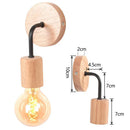 GobekUsa Industrial LED Wall Light Retro Loft Lamps E27 Iron Lampshade Sconce
