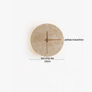 GobekUsa LED Wall Light: Nordic Modern Design with White Glass & Yellow Travertine Wood