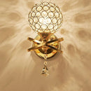 GobekUsa Crystal Wall Light: Elegant Bedroom Bedside Lamp E27 Sconce, European Design