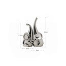 GobekUsa Elephant Sculpture: Ceramic Nordic Decor for Home & Office Shelving