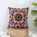 GobekUsa Boho Farmhouse Floral Square Pillow Cover Set of 2