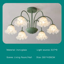 GobekUsa 2024 Modern Green White Chandelier Ceiling Hanging Lamp for Living Room Dining Bedroom