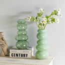 GobekUsa Geometric Glass Vase Terrarium Pebble Stack Floral Arrangement Home Decor