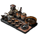 GobekUsa Dragon Teapot & Magnetic Rotating Tea Set, Chinese Kung Fu Teaware