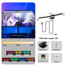 GobekUsa LED Monitor Bar Light for Dimming PC Screen, Stepless RGB Desk Lamp