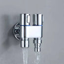 GobekUsa Brass Wall Mounted Bidet Faucet Set with Double Use, Limited Space Angle Valve