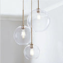 GobekUsa Gradient Glass Pendant Lamp with LEDs for Living Room, Bedroom - E27