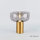GobekUsa Aella Glass Table Lamp - Luxury Art Clear Lamp for Office Bedroom Home Décor
