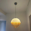 Bauhaus Sunset Orange Acrylic Pendant Light