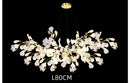 GobekUsa Ginkgo Chandelier Villa Duplex Pendant Light for Living Room & Hotel Lobby