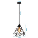 GobekUsa Industrial Black Mini Pendant Light for Dining Room, Bar, and Clothing Store