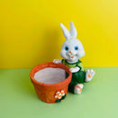 GobekUsa Cartoon Bunny Rabbit Flower Pot | Cute Indoor Succulent Planter Garden Decor
