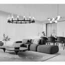 GobekUsa Crystal Chandelier Pendant Lights - Luxury LED Lighting for Living Room