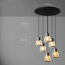GobekUsa Industrial Cement Metal Pendant Light for Home & Dining, LED Hanging Lamp