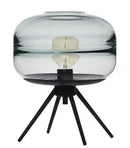 GobekUsa Glass & Metal Nordic Sofa Desk Lamp for Postmodern Bedroom & Living Room