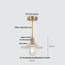 GobekUsa Green Glass LED Pendant Lights | Nordic Modern Kitchen Hanging Lamp Fixtures
