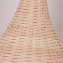 GobekUsa Bamboo Floor Lamp: Unique Rattan Light for Living Room, Bedroom, Teahouse Decor