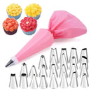 GobekUsa 29-Piece Cream Puff Nozzles Set Cake Decorating Tools