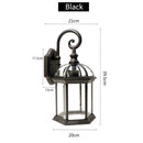GobekUsa Black Bronze Wall Lamp Sconce Light Fixtures for Indoor/Outdoor Lighting