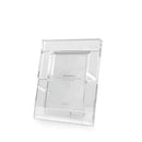 GobekUsa Crystal Glass Cube Photo Frame for Desktop Decor - Home Decor Ornaments