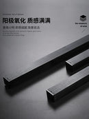 GobekUsa Black Chandelier LED Ceiling Lamp for Master Bedroom Living Room Energy Saving Light