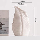 GobekUsa Lotus Leaf Ceramic Vase for Floral Arrangement and Room Decoration