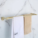 GobekUsa Gold Bathroom Hardware Set: Towel Rack, Shelf, Paper Holder, Towel Holder, Toilet Brush Holder