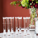 GobekUsa Glitter Flutes Clear Bubble Wine Glasses for Bar Party Wedding Cocktail