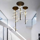GobekUsa LED Bubble Chandelier Clear Glass Ball Pendant Lamp for Dining Room & Bar