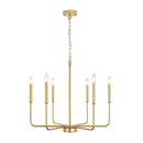 GobekUsa Iron Candle Chandelier for Living Room Bedroom Dining Room