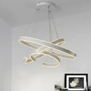 GobekUsa Circle Rings Acrylic Aluminum LED Ceiling Lamp